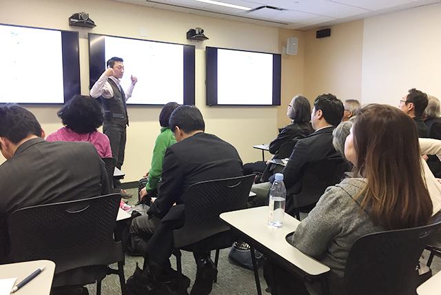 米国ニューヨーク大学にて研修